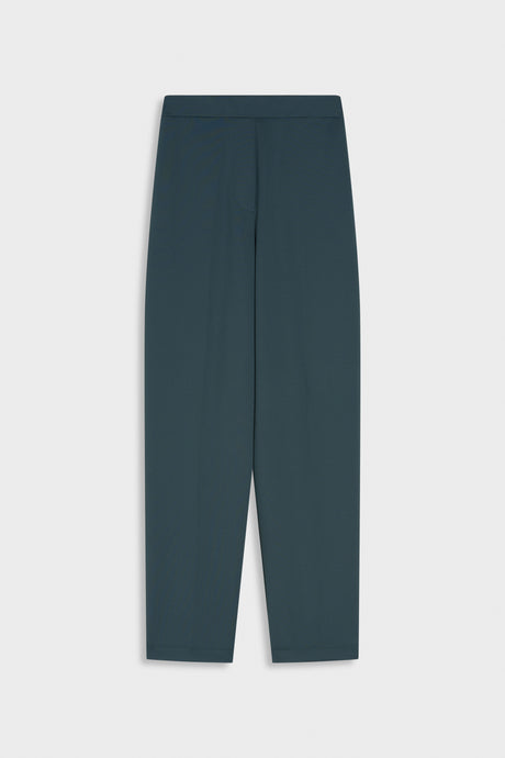 Pantaloni ampi con cavallo basso