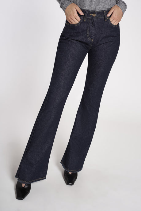 Jeans flare dark blue