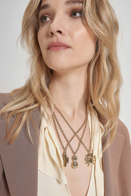Collana con cactus pendente