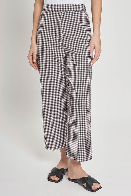 Pantaloni corti in check
