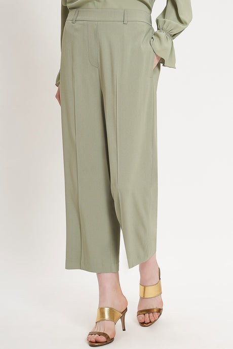 Pantaloni corti in crepe di viscosa