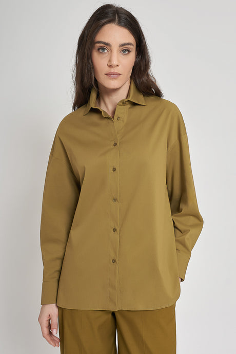 Camicia classica in popeline
