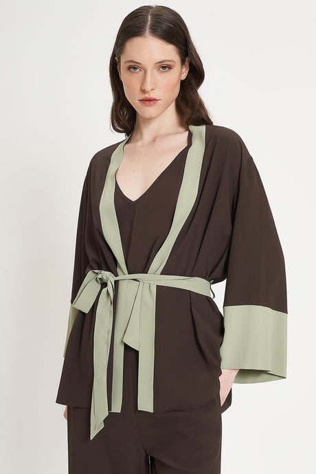 Kimono in crepe de chine