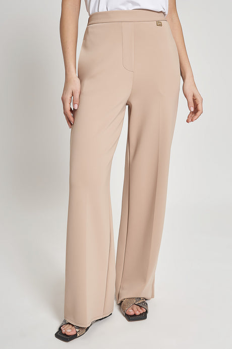 Pantaloni larghi in jersey tecnico