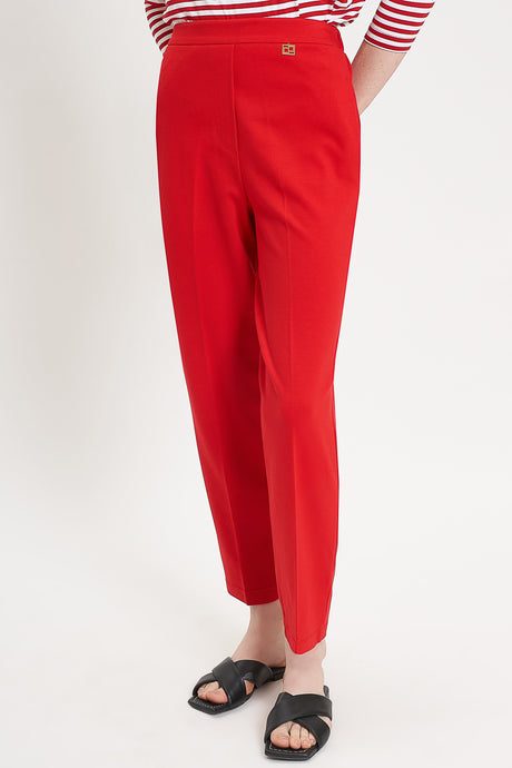 Pantaloni ampi in tessuto maglia